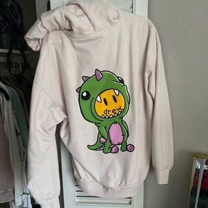 DREW HOUSE PINK DINO ZIP UP